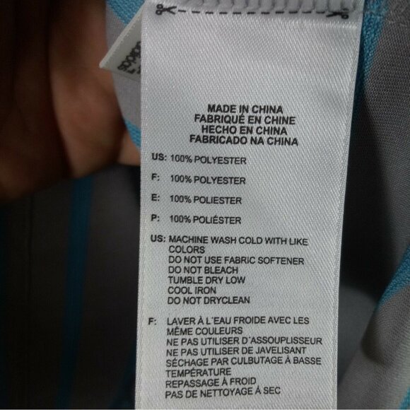 adidas Golf ClimaCool Striped Polo Shirt M NEW - Picture 6 of 7